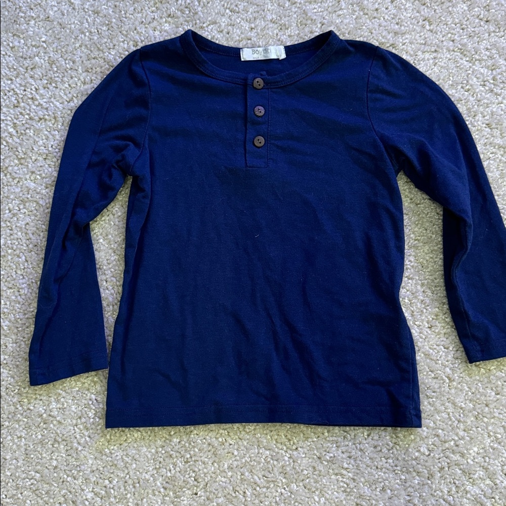 OVO Royal Blue Button-Up Shirt